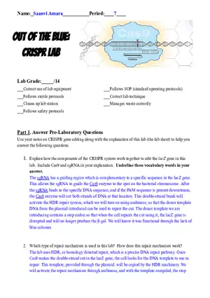 Out of the Blue CRISPR
